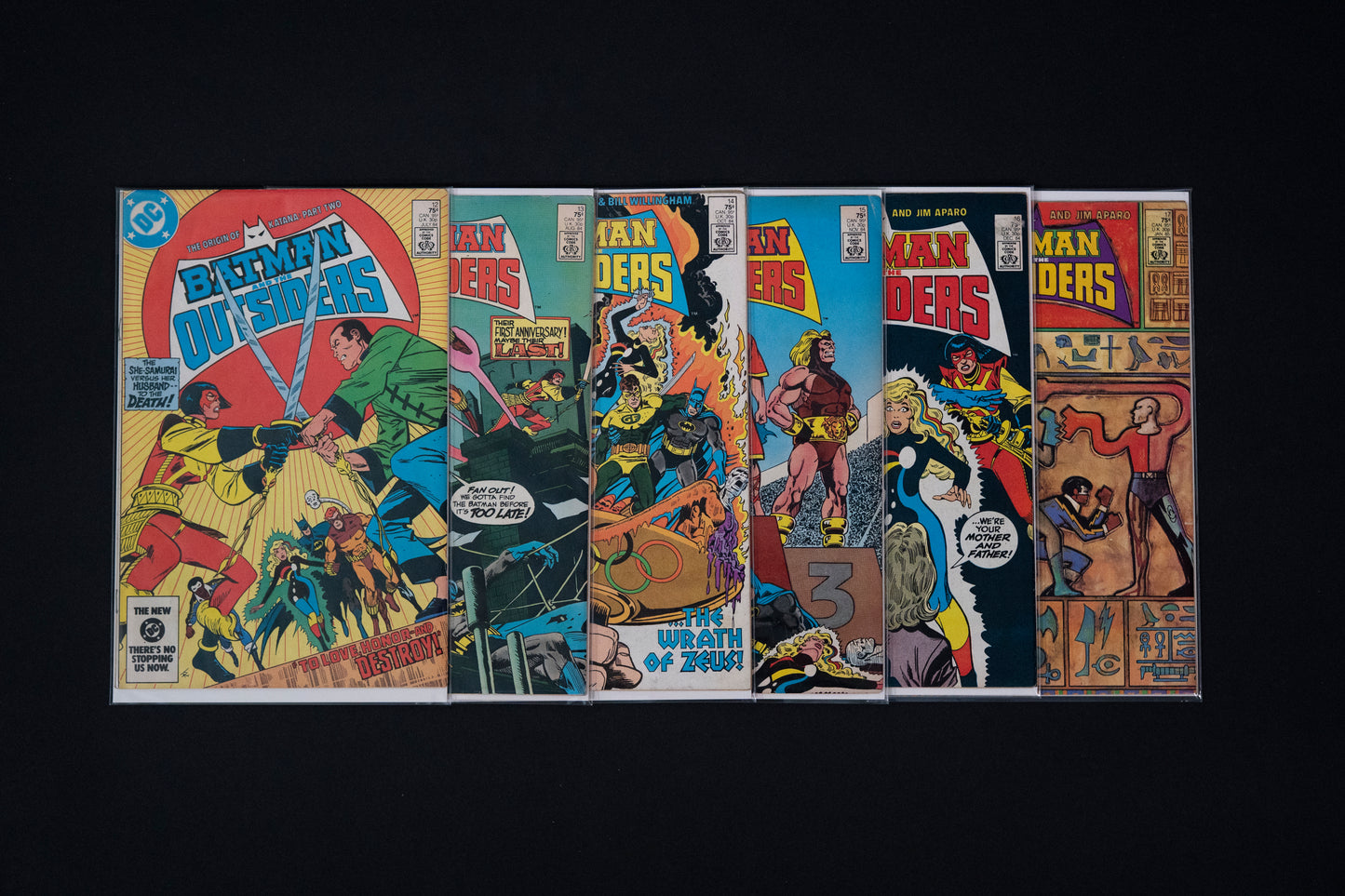 Batman and the Outsiders, #12-17, DC Comics, 1984-1985
