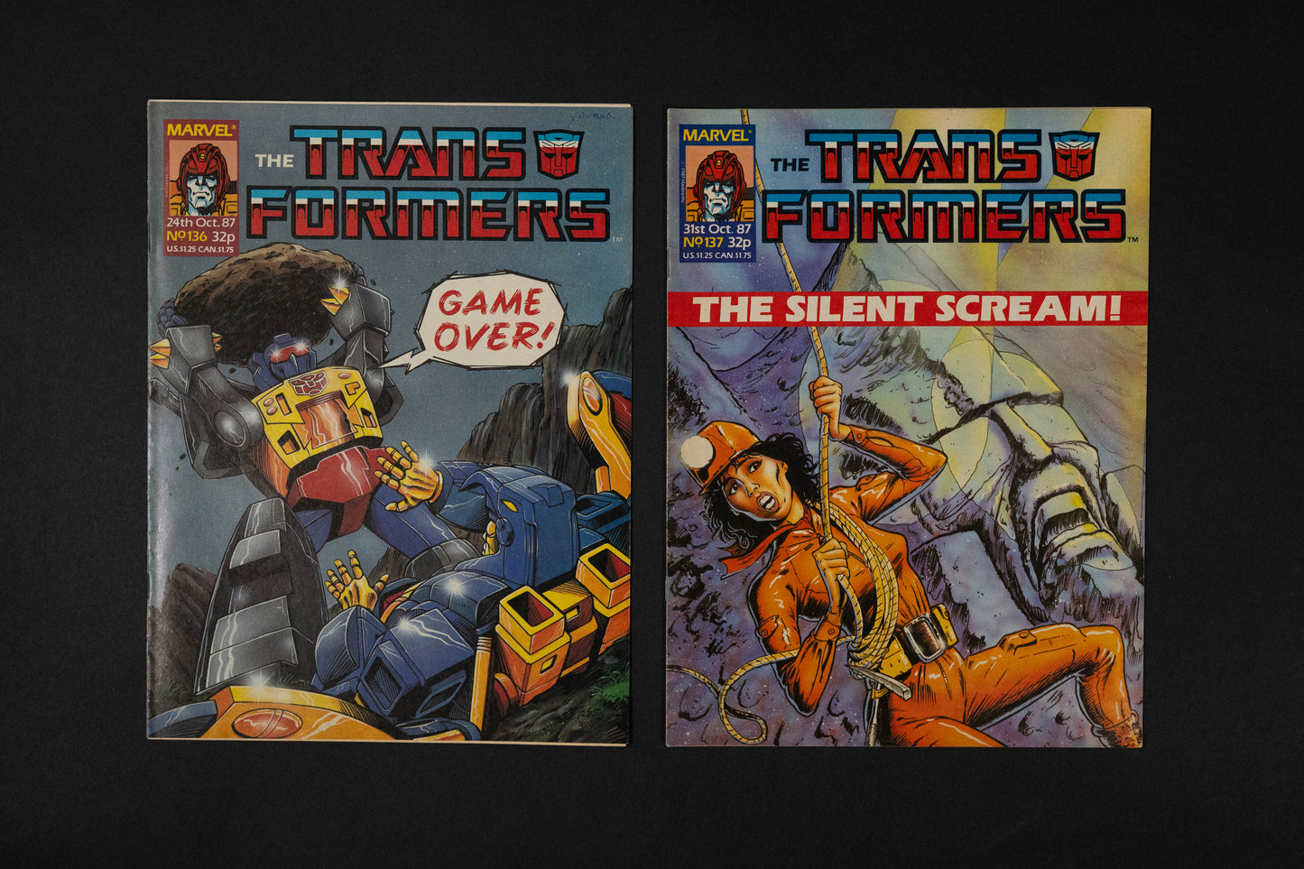 15 x Transformers Marvel UK Comics