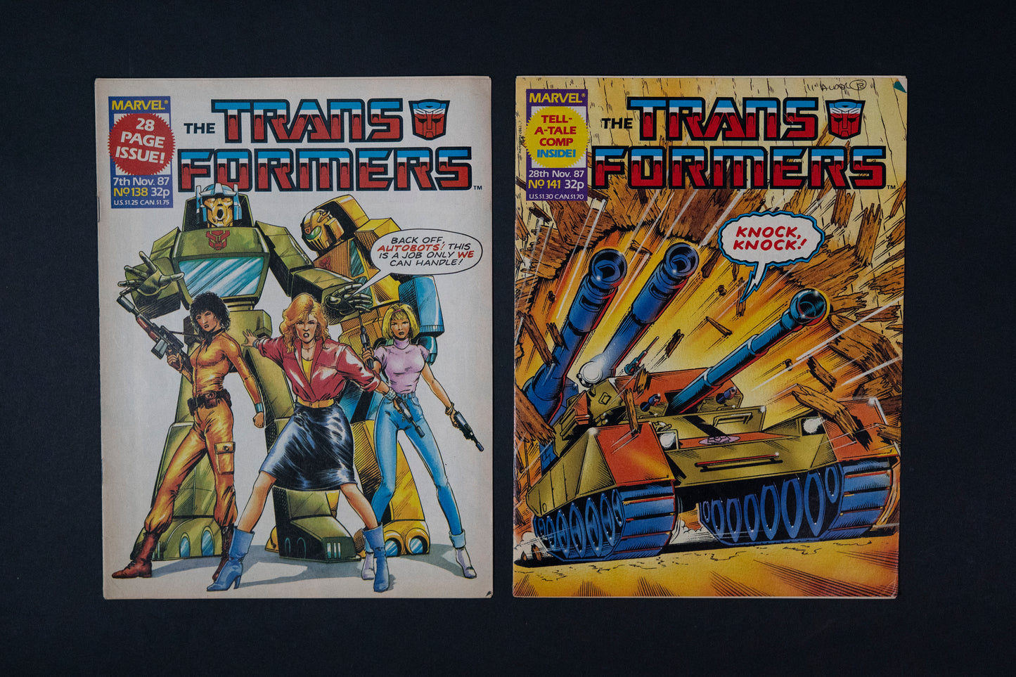 15 x Transformers Marvel UK Comics