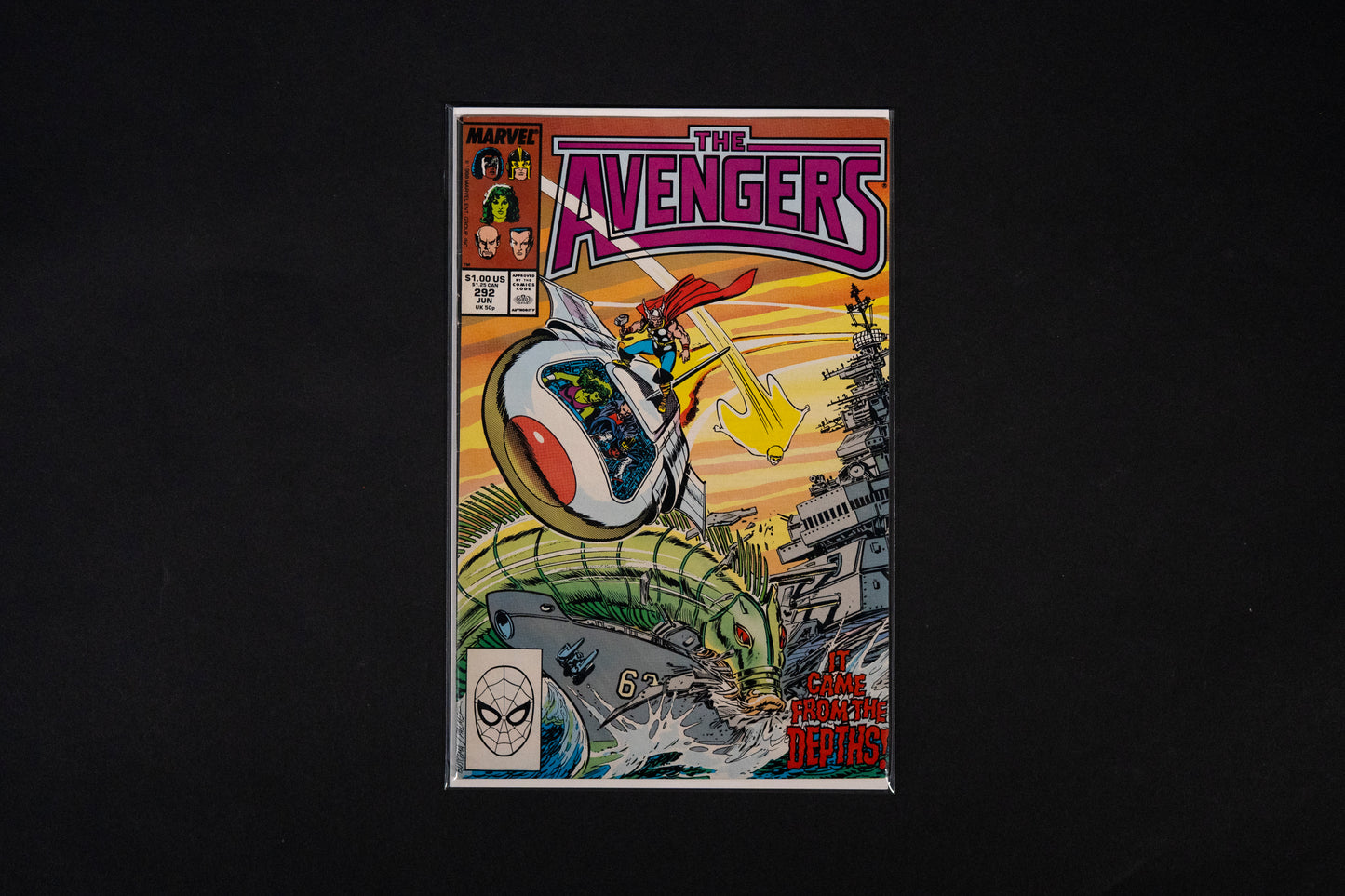 The Avengers, #291, 292, 293 & 294, Marvel Comics, 1988