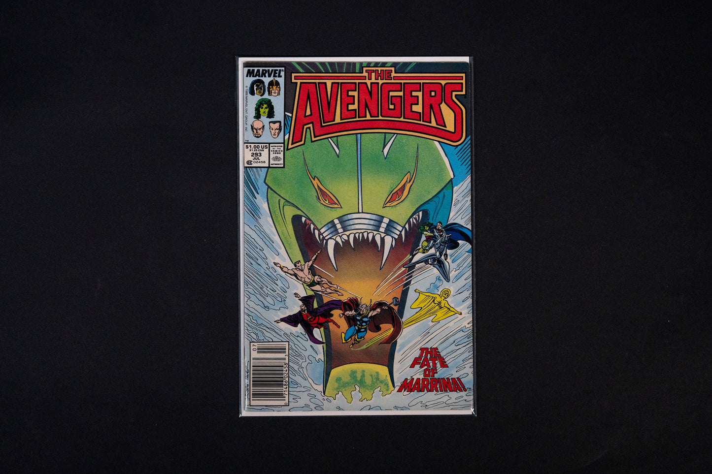 The Avengers, #291, 292, 293 & 294, Marvel Comics, 1988