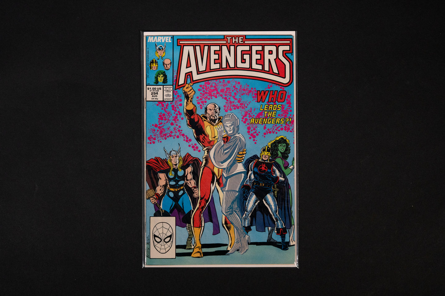 The Avengers, #291, 292, 293 & 294, Marvel Comics, 1988