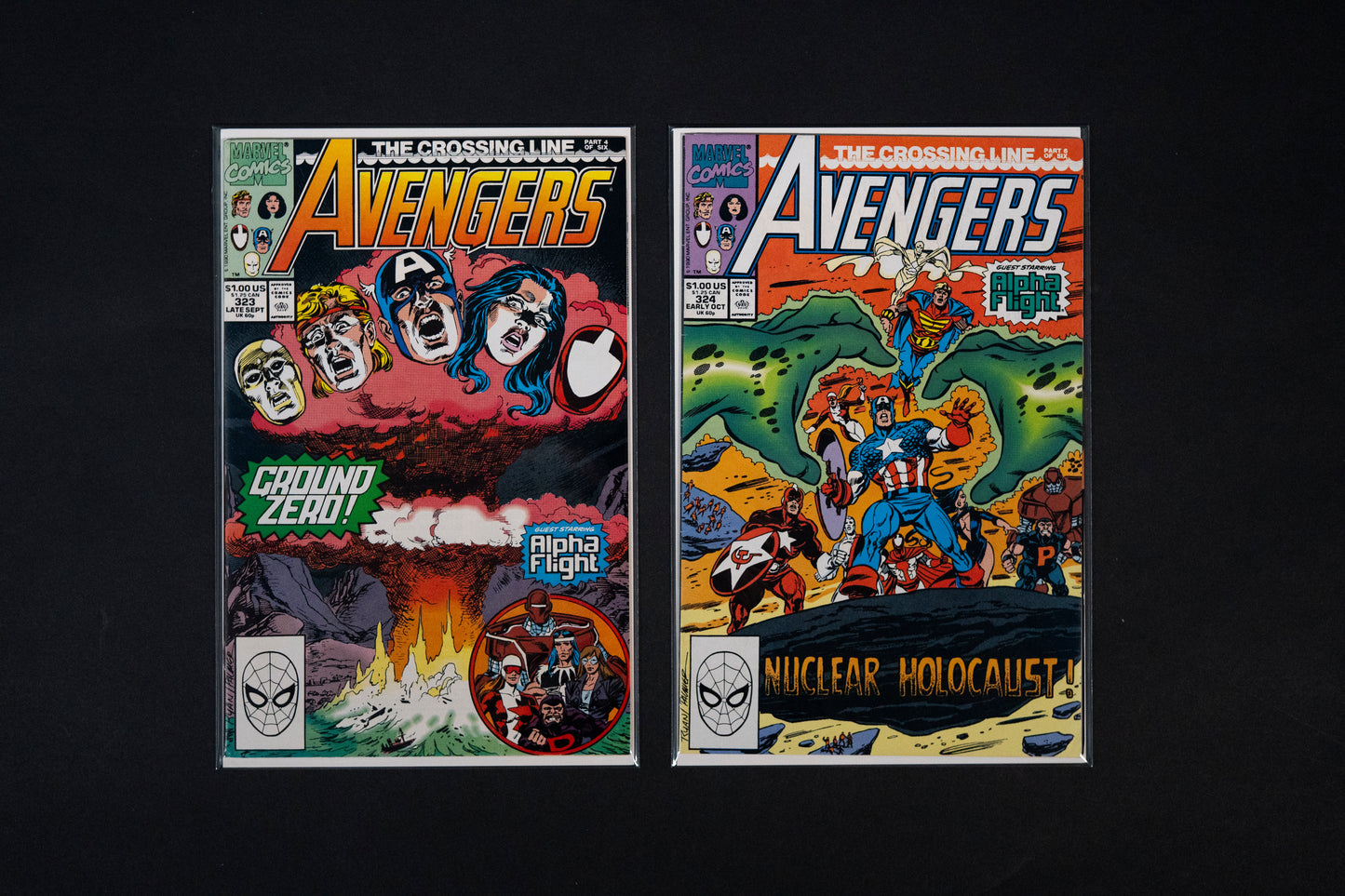 Avengers, #323 & 324, Marvel Comics, 1990