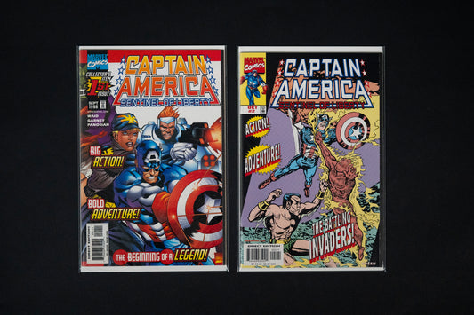 Captain America Sentinel of Liberty, #1 & 2, Marvel Comics, 1998