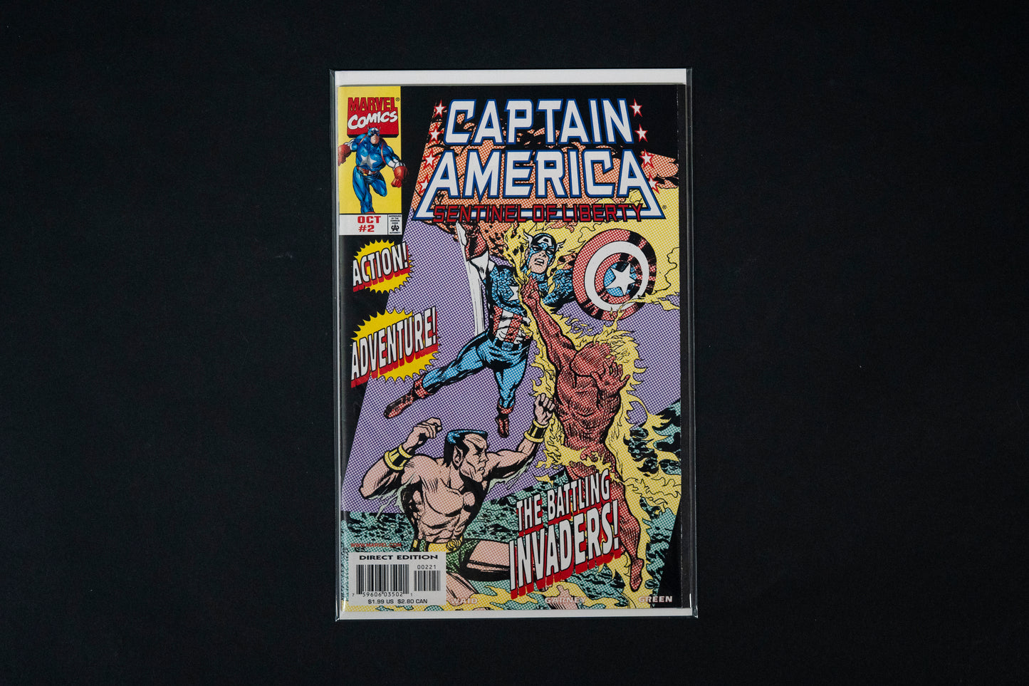 Captain America Sentinel of Liberty, #1 & 2, Marvel Comics, 1998