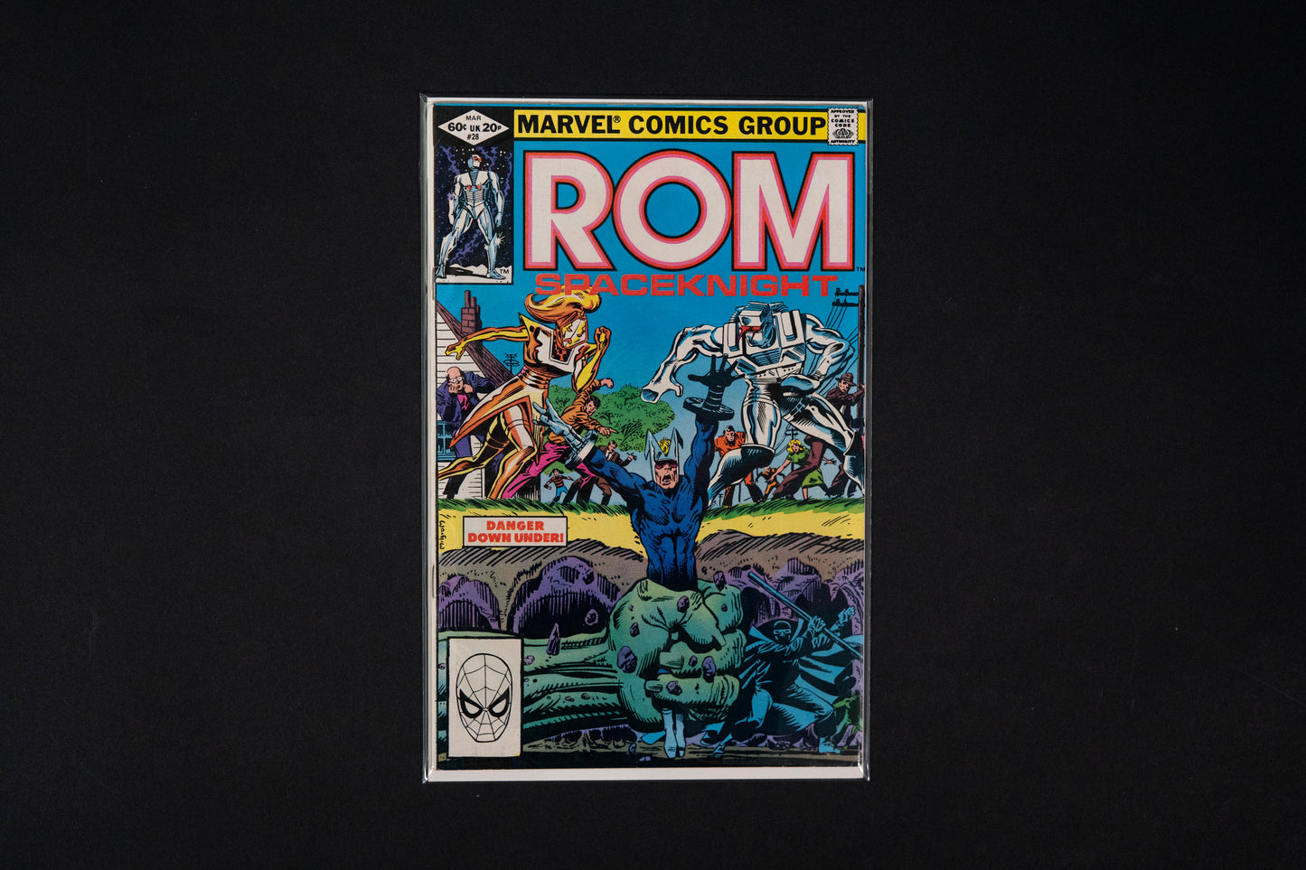 ROM Spaceknight, #26 27 & 28, Marvel Comics, 1982