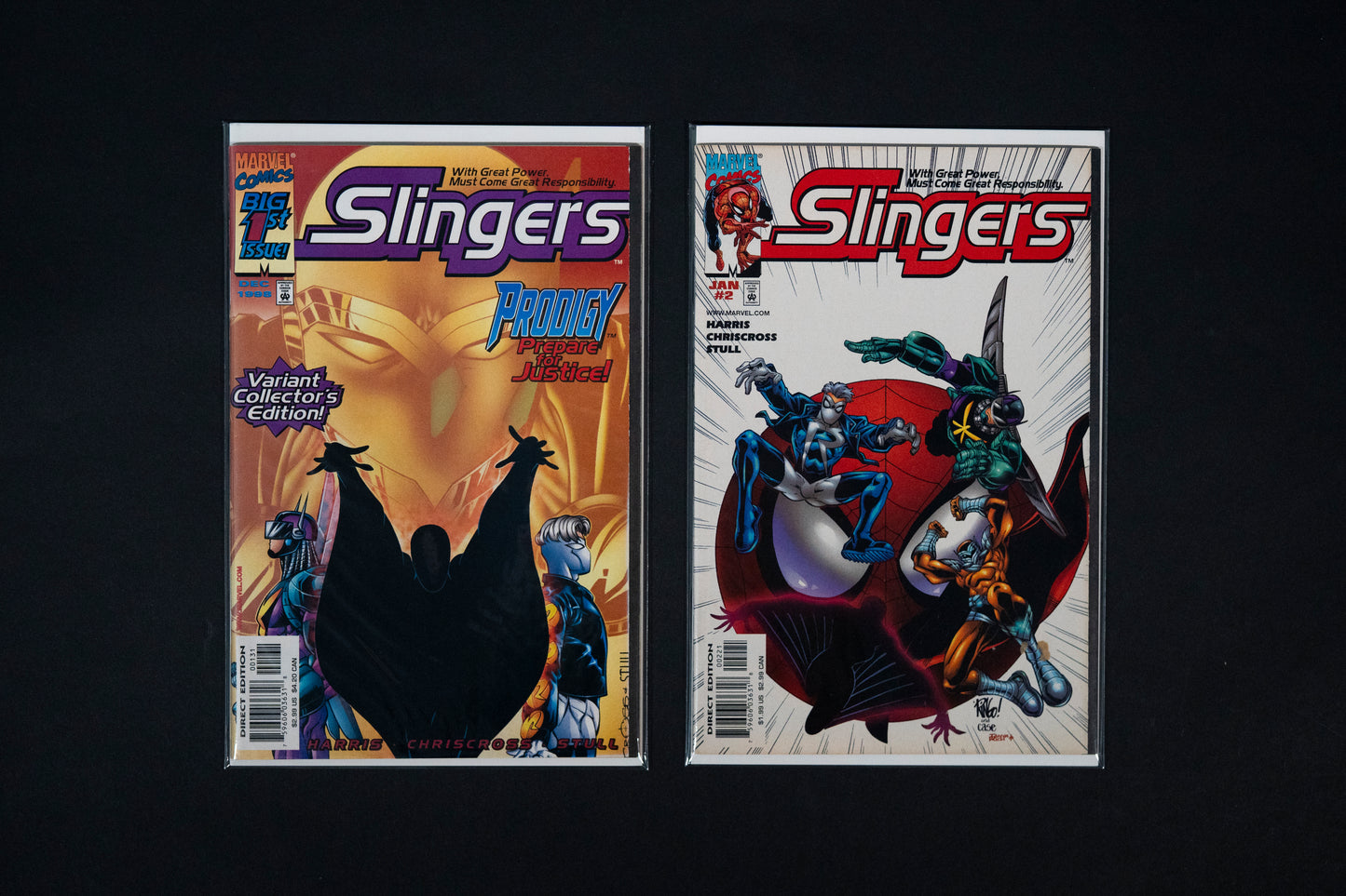 Slingers, #1 & 2, Marvel Comics, 1998 1999