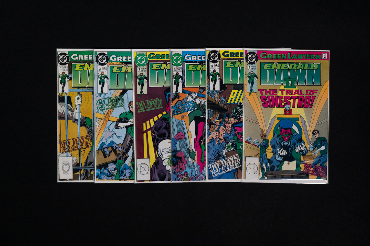 Green Lantern, Emerald Dawn II , #1-6 Complete Series, DC Comics, 1991