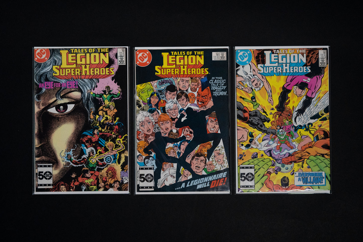 Legion of Super-Heroes, #296-354 PLUS Annuals #2 3 4 5, DC Comics, 1983-1987