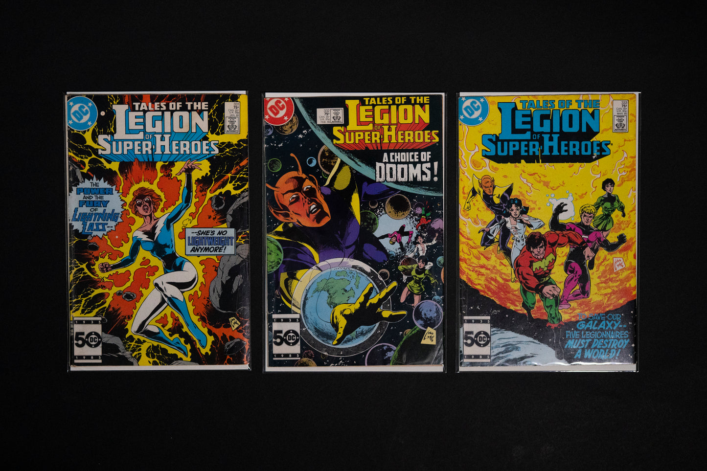 Legion of Super-Heroes, #296-354 PLUS Annuals #2 3 4 5, DC Comics, 1983-1987