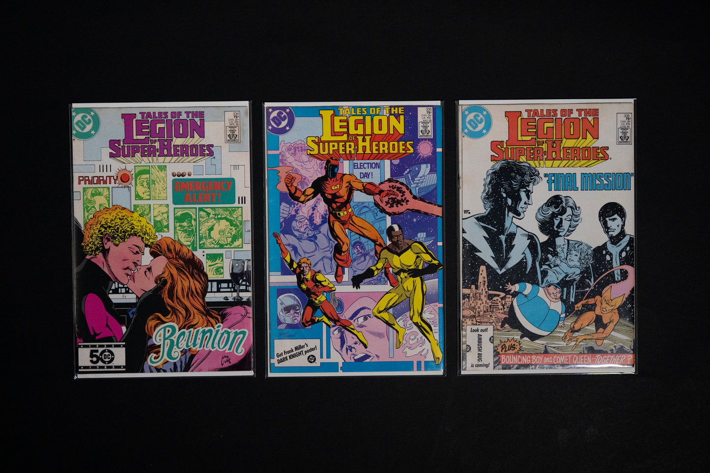 Legion of Super-Heroes, #296-354 PLUS Annuals #2 3 4 5, DC Comics, 1983-1987