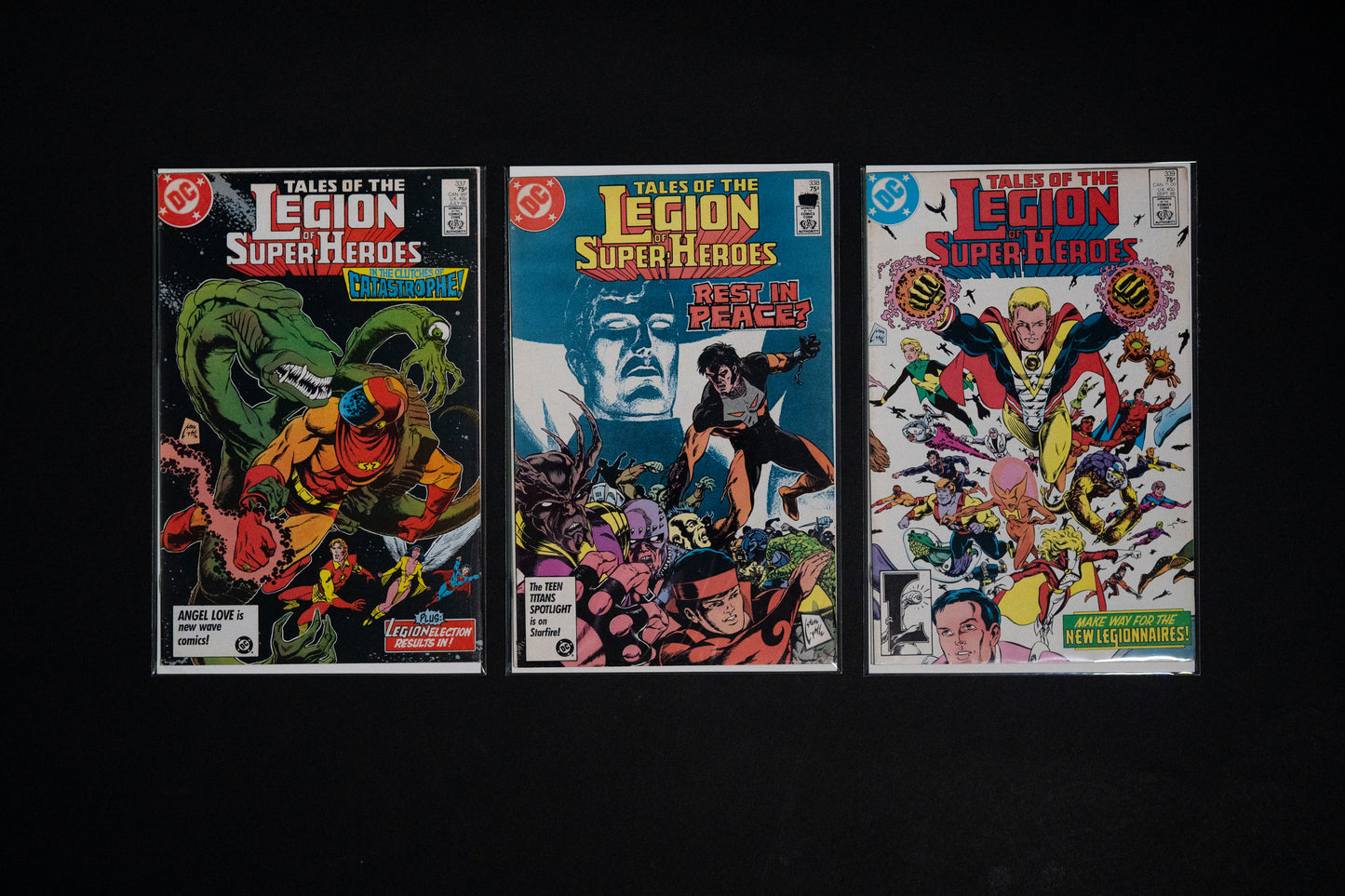 Legion of Super-Heroes, #296-354 PLUS Annuals #2 3 4 5, DC Comics, 1983-1987