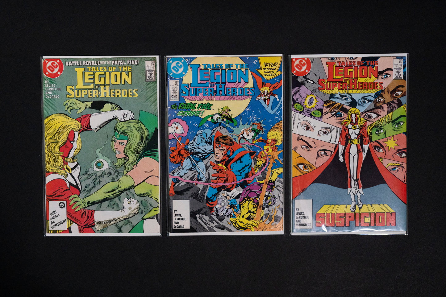 Legion of Super-Heroes, #296-354 PLUS Annuals #2 3 4 5, DC Comics, 1983-1987