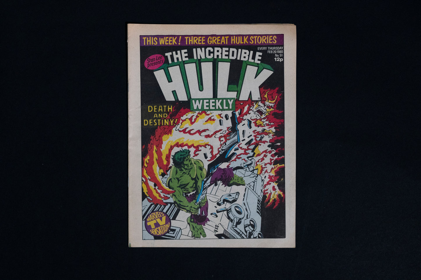Hulk Comic Weekly, Marvel UK Comics Bundle, 1979 /1980