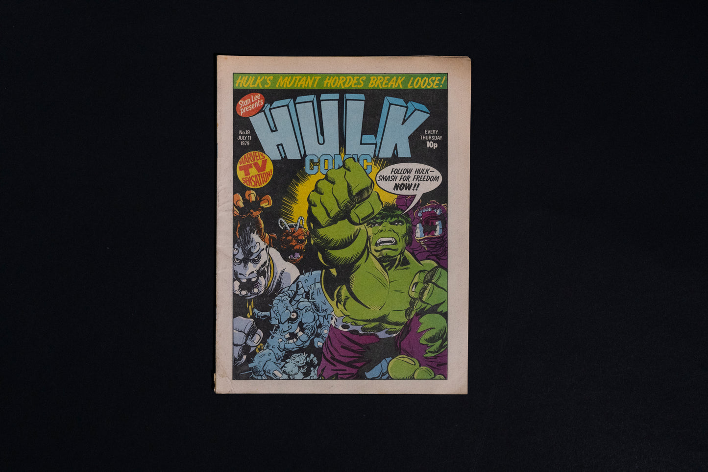Hulk Comic Weekly, Marvel UK Comics Bundle, 1979 /1980