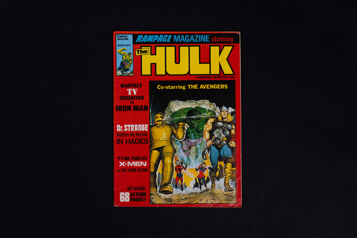 Marvel UK Comics Bundle Starring The Hulk, 1975 / 1979