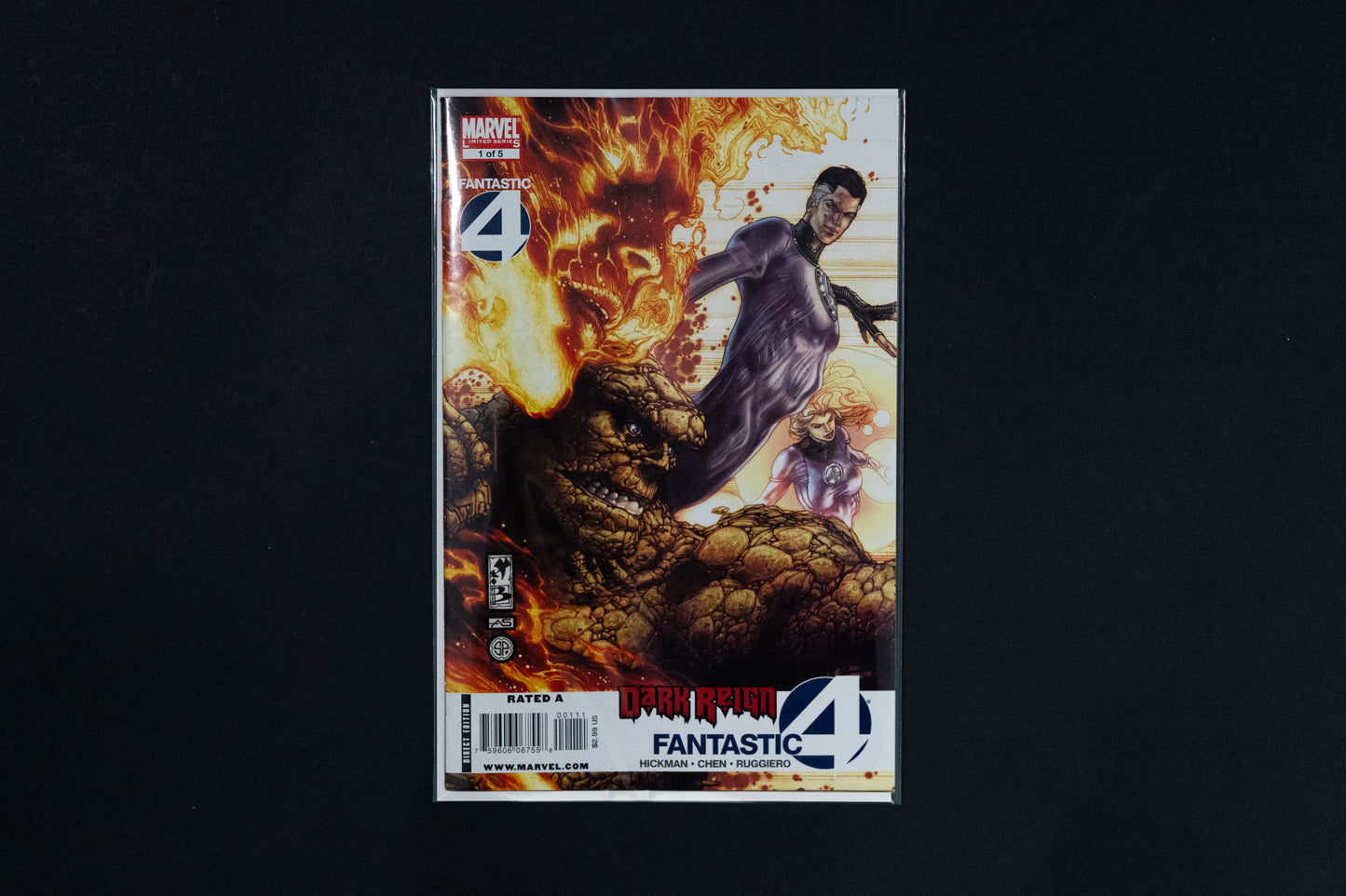 Fantastic Four, Dark Reign, #1-5 Complete Limited Series, Marvel Comics, 2009