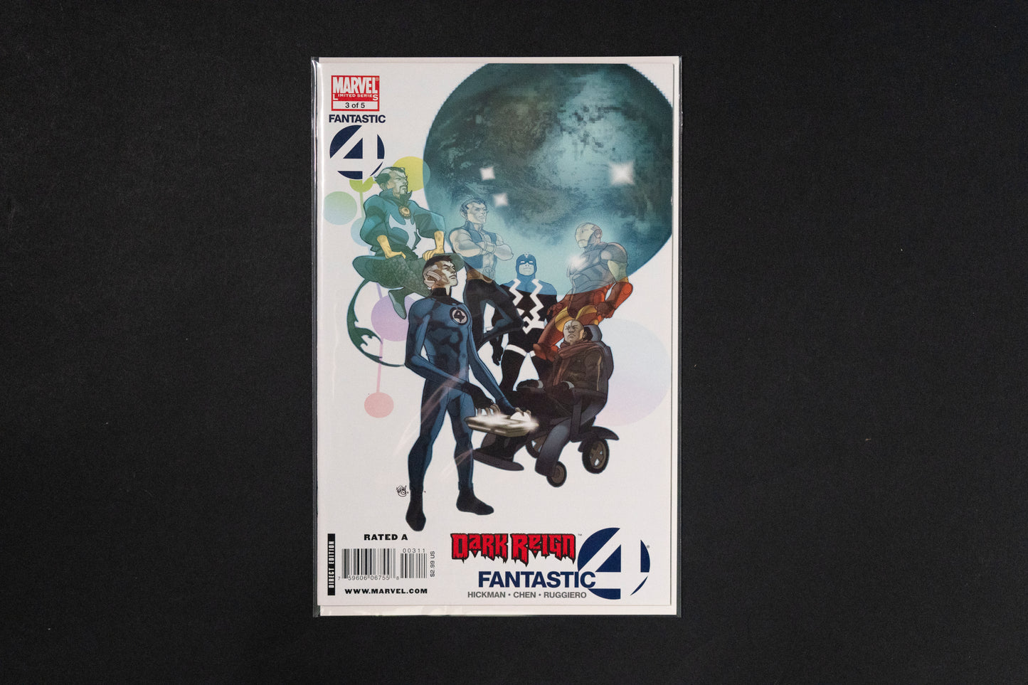 Fantastic Four, Dark Reign, #1-5 Complete Limited Series, Marvel Comics, 2009