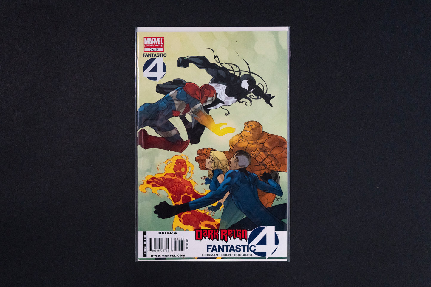 Fantastic Four, Dark Reign, #1-5 Complete Limited Series, Marvel Comics, 2009