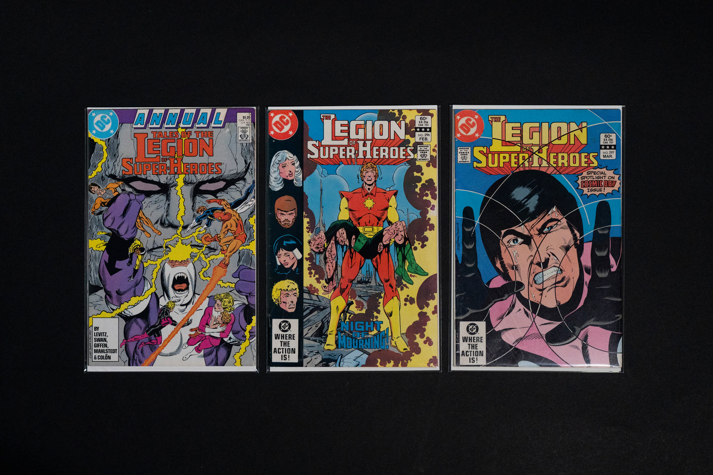 Legion of Super-Heroes, #296-354 PLUS Annuals #2 3 4 5, DC Comics, 1983-1987