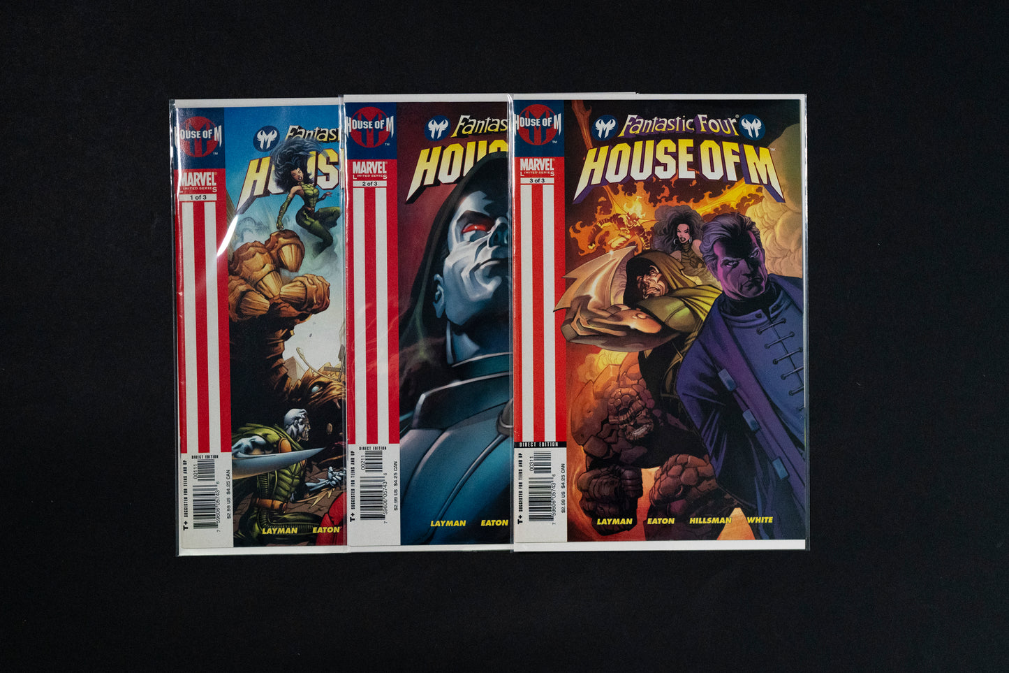 Fantastic Four, House of M, #1-3 Complete Limited Series, Marvel Comics, 2005