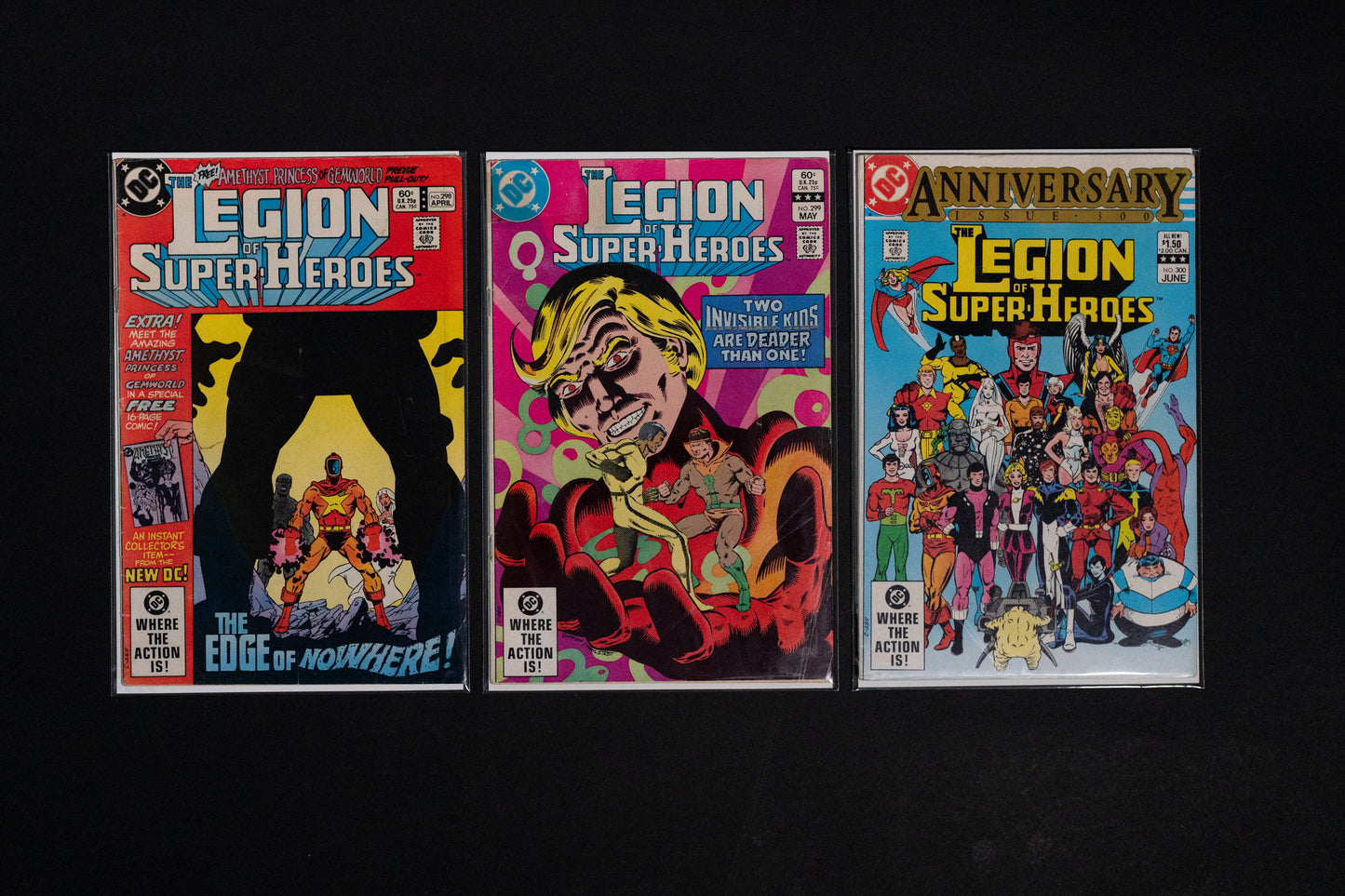 Legion of Super-Heroes, #296-354 PLUS Annuals #2 3 4 5, DC Comics, 1983-1987