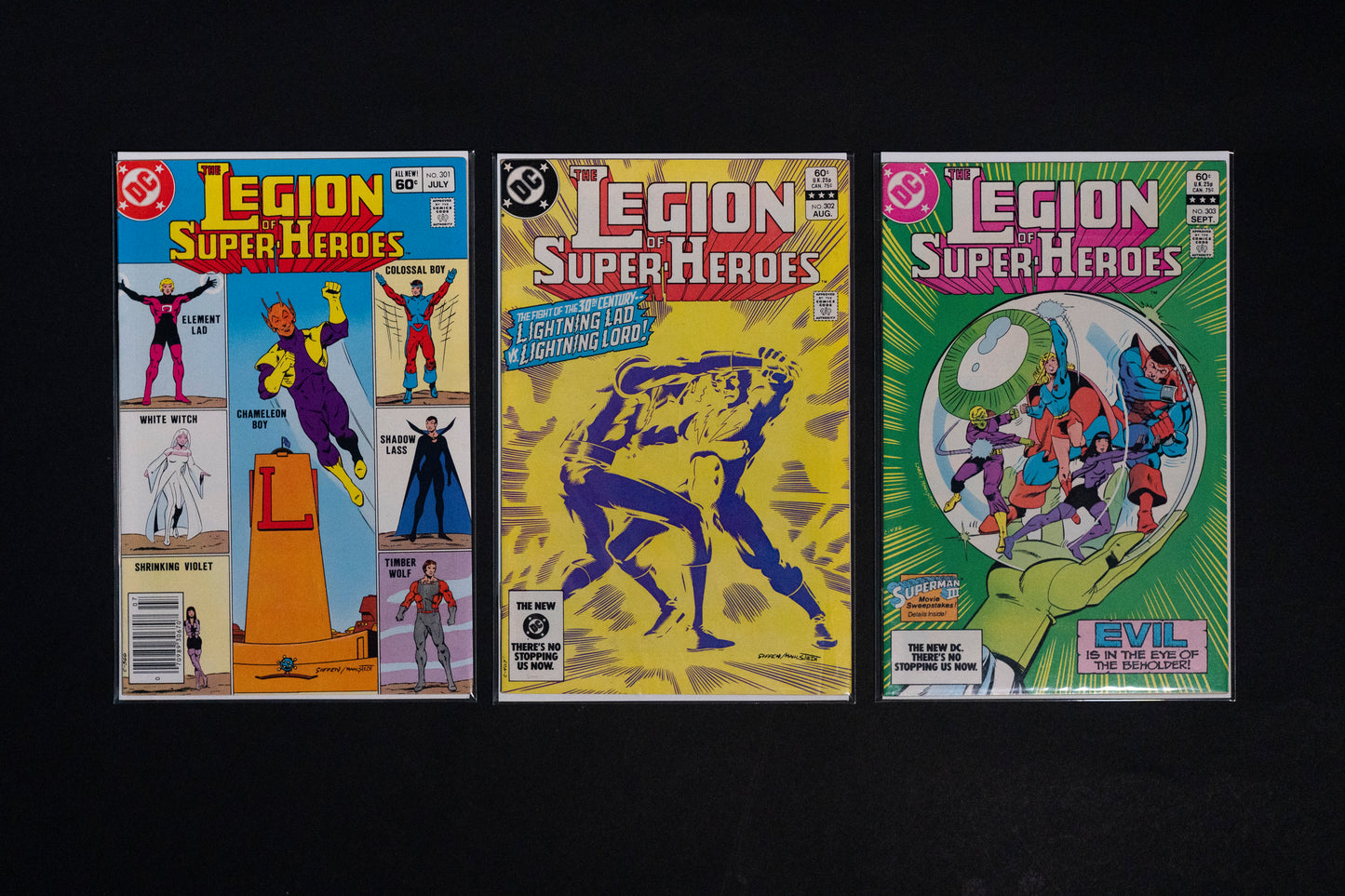 Legion of Super-Heroes, #296-354 PLUS Annuals #2 3 4 5, DC Comics, 1983-1987