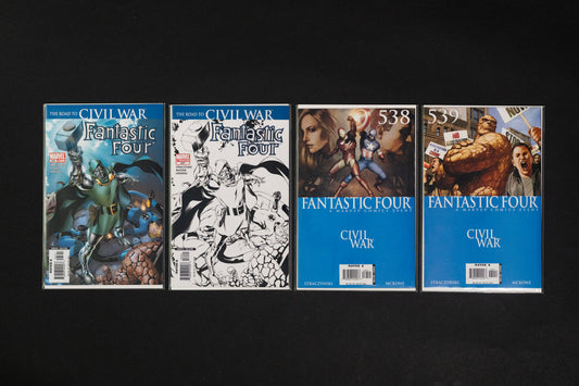 Fantastic Four, Vol.3, #537 - 539 PLUS #537 Alt cover (2nd Printing), Marvel Comics, 2006