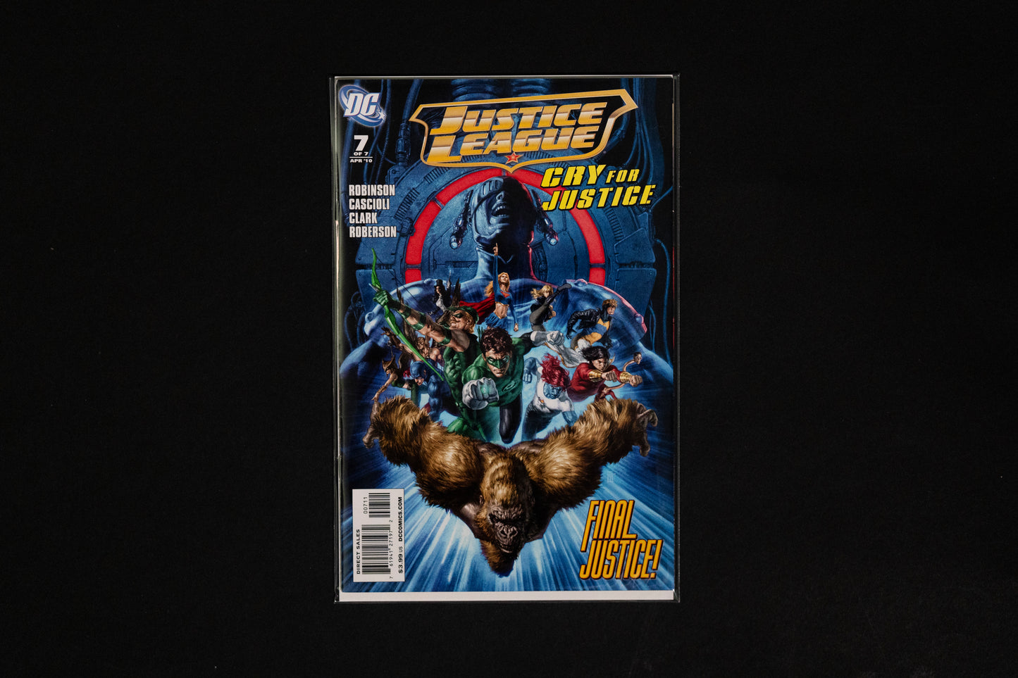 Justice League, Cry For Justice, #1-7, Complete Series, DC Comics, 2009/2010