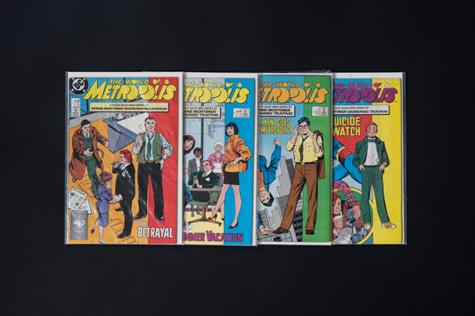 The World of Metropolis, 1-4 Complete Set, DC Comics, 1988