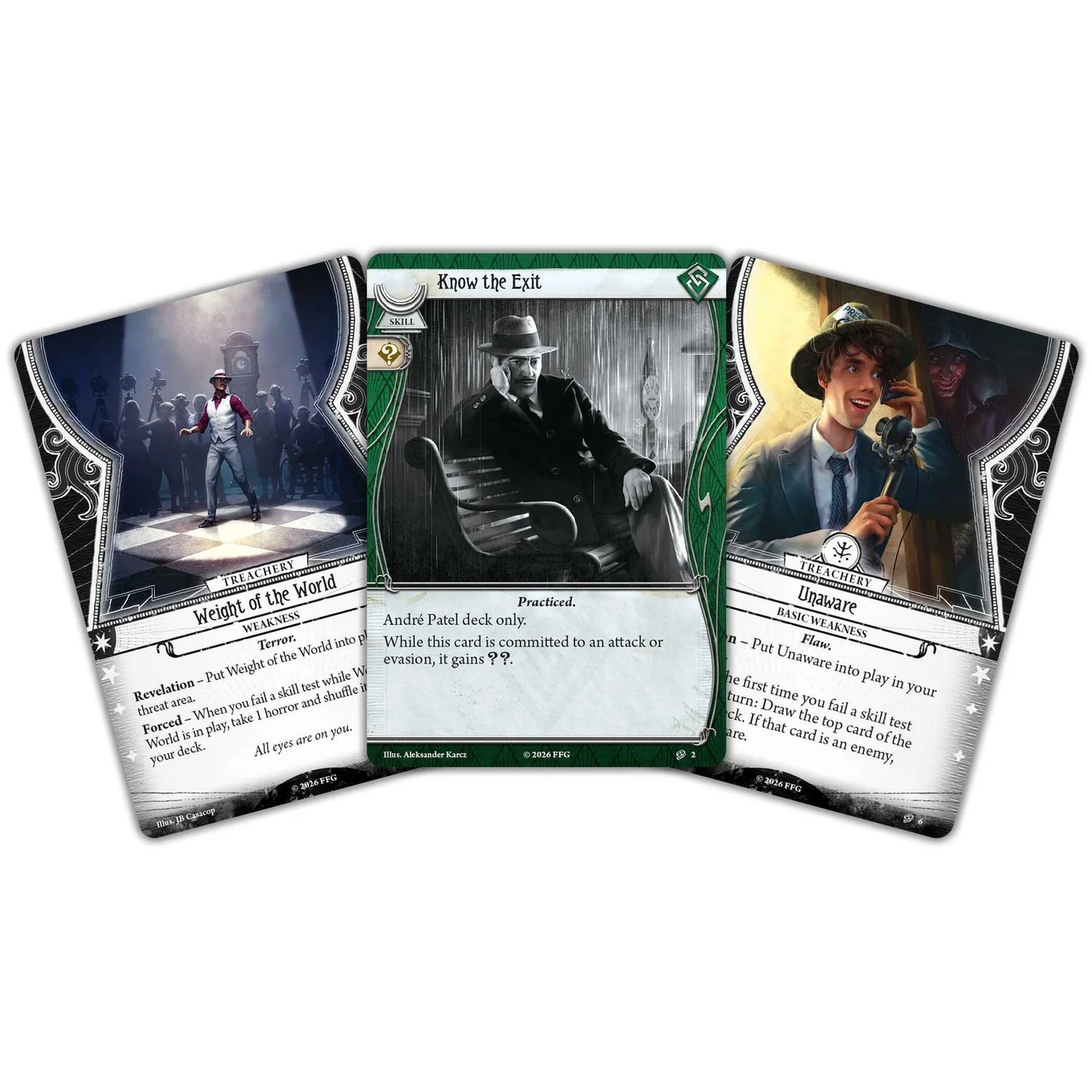 Arkham Horror, Andre Patel Investigator Deck - New Box Sealed