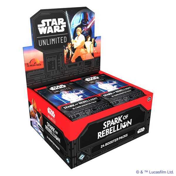 Star Wars: Unlimited Spark of the Rebellion Booster Pack, New Sealed