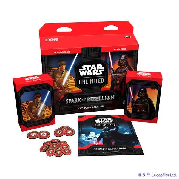 Star Wars: Unlimited Spark of the Rebellion Two-Player Starter, New Sealed