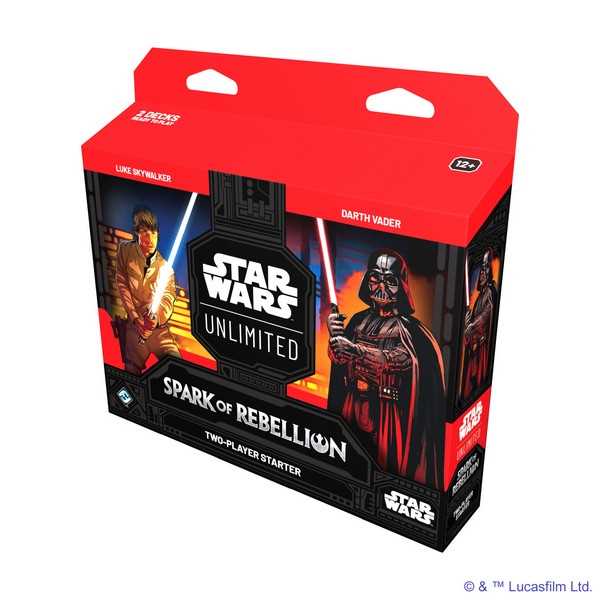 Star Wars: Unlimited Spark of the Rebellion Two-Player Starter, New Sealed