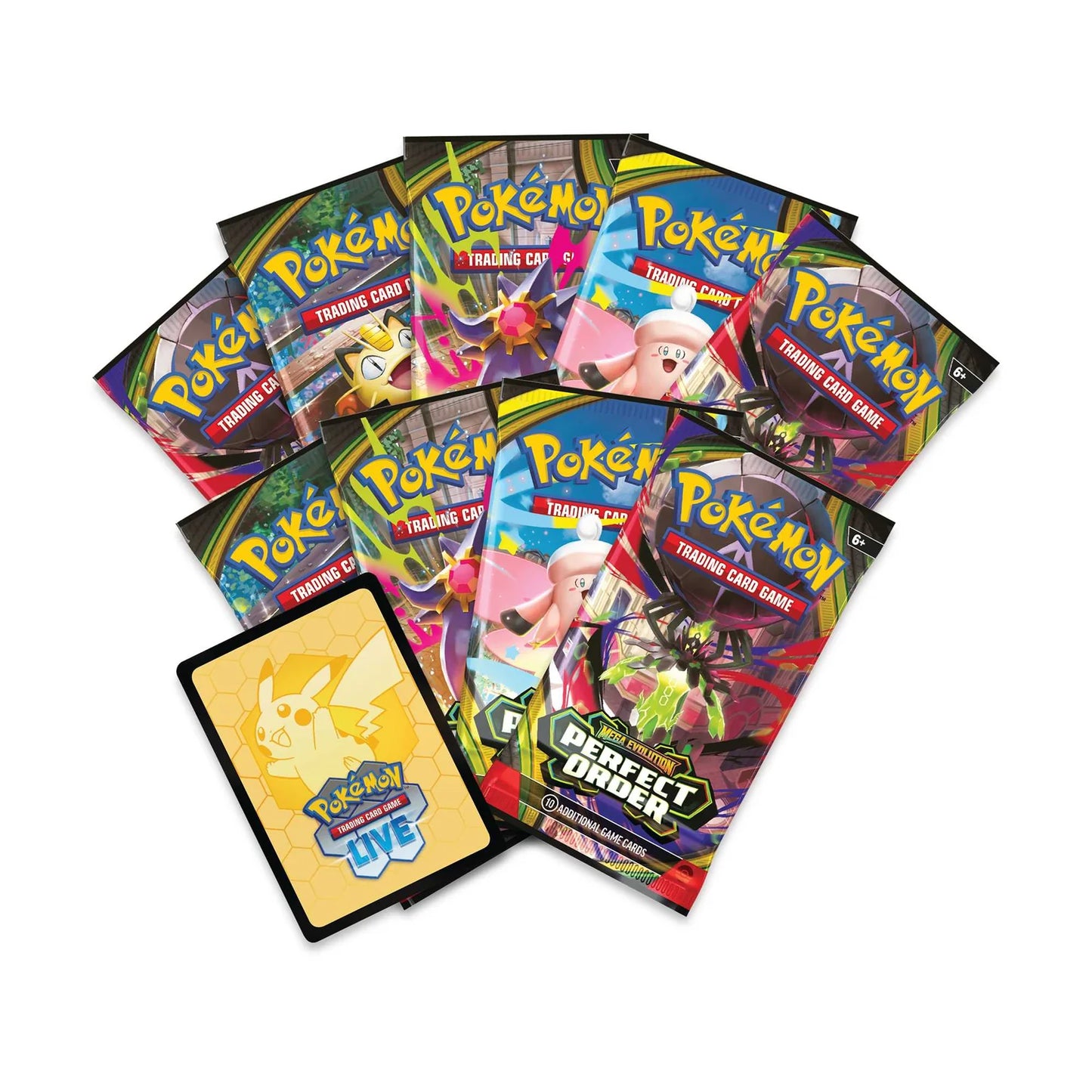 Pokémon, Mega Evolution Perfect Order, Elite Trainer Box, New Sealed, ORDER LIMITS APPLY