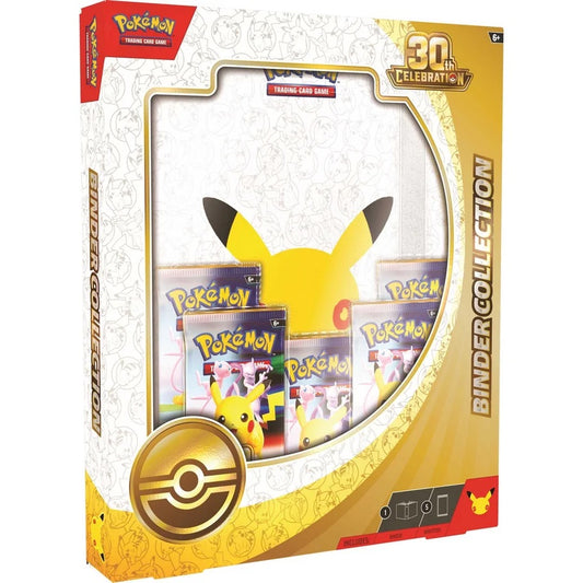 Pokémon, Binder Collection - 30th Celebration, New Sealed - ORDER LIMITS APPLY