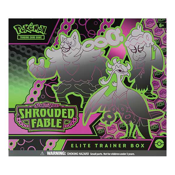 Pokémon, Scarlet & Violet, Shrouded Fable, Elite Trainer Box, New Sealed