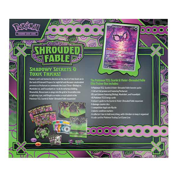 Pokémon, Scarlet & Violet, Shrouded Fable, Elite Trainer Box, New Sealed