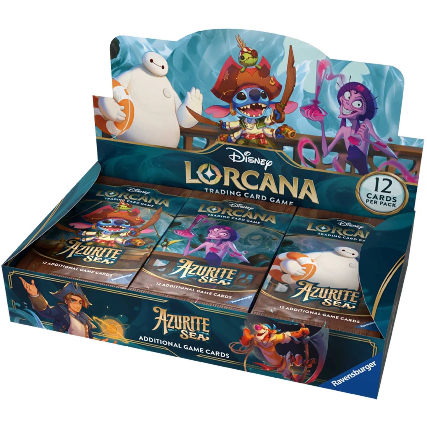 Disney Lorcana, Azurite Sea Set 6 - Booster Box (24pc), New Sealed