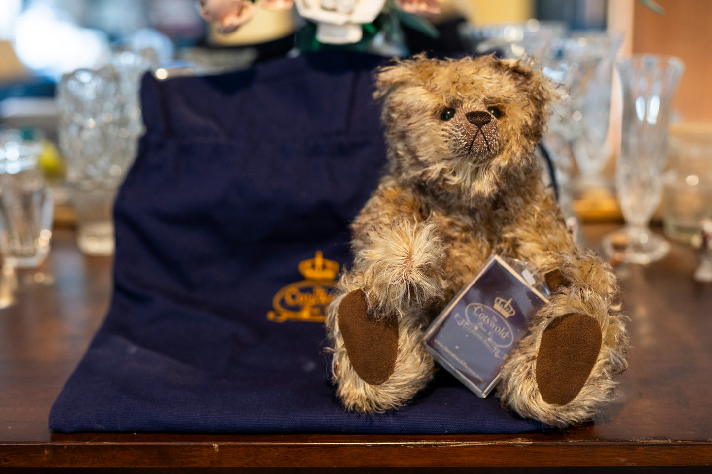 'Cotswold Cub' Mohair Teddy Bear - The Cub Collection, Cotswold Bear Co., Aprox. 28cm, Limited Edition 53 of 100, with dust bag