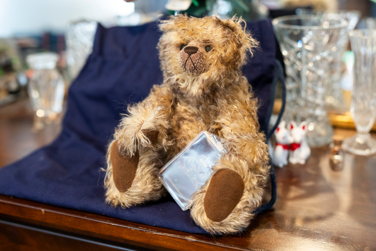 'Cotswold Cub' Mohair Teddy Bear - The Cub Collection, Cotswold Bear Co., Aprox. 28cm, Limited Edition 53 of 100, with dust bag