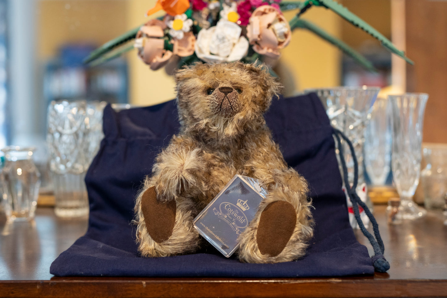 'Cotswold Cub' Mohair Teddy Bear - The Cub Collection, Cotswold Bear Co., Aprox. 28cm, Limited Edition 53 of 100, with dust bag