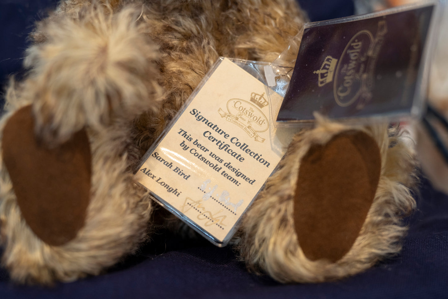 'Cotswold Cub' Mohair Teddy Bear - The Cub Collection, Cotswold Bear Co., Aprox. 28cm, Limited Edition 53 of 100, with dust bag