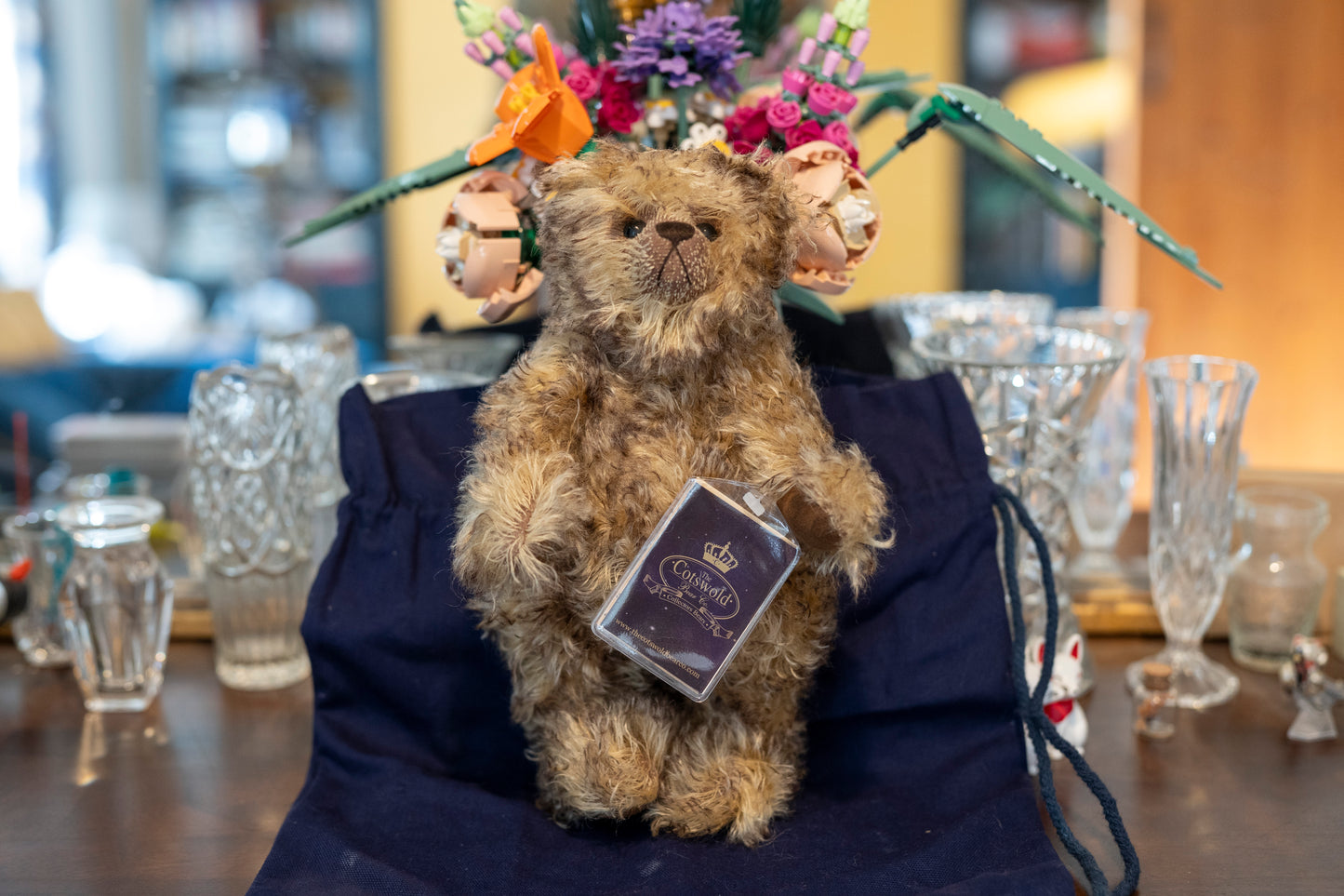 'Cotswold Cub' Mohair Teddy Bear - The Cub Collection, Cotswold Bear Co., Aprox. 28cm, Limited Edition 53 of 100, with dust bag