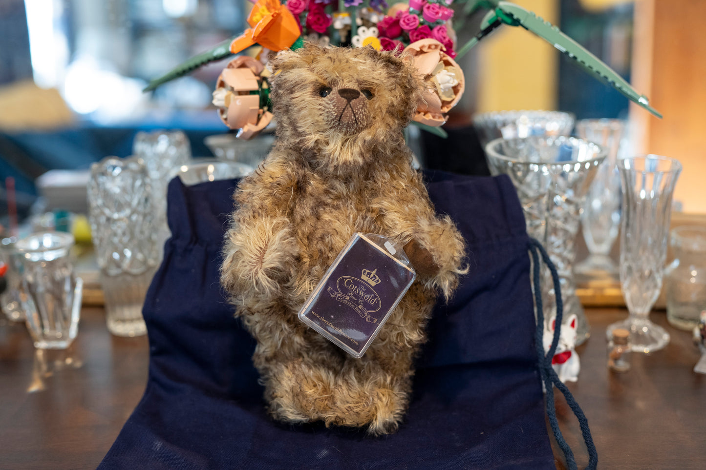 'Cotswold Cub' Mohair Teddy Bear - The Cub Collection, Cotswold Bear Co., Aprox. 28cm, Limited Edition 53 of 100, with dust bag