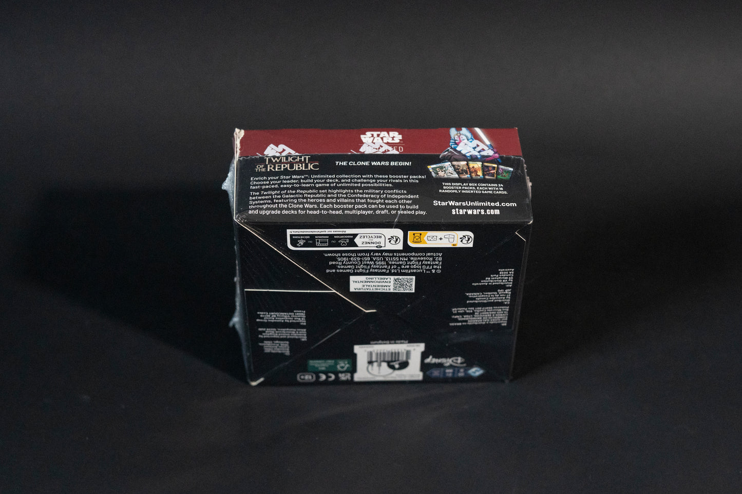 Star Wars: Unlimited Twilight of the Republic Booster Box, New Sealed