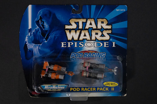 Podracing, Podracers II, Star Wars, Episode 1, Micro Machines, Hasbro, Galoob, 1999, Box Sealed (B)