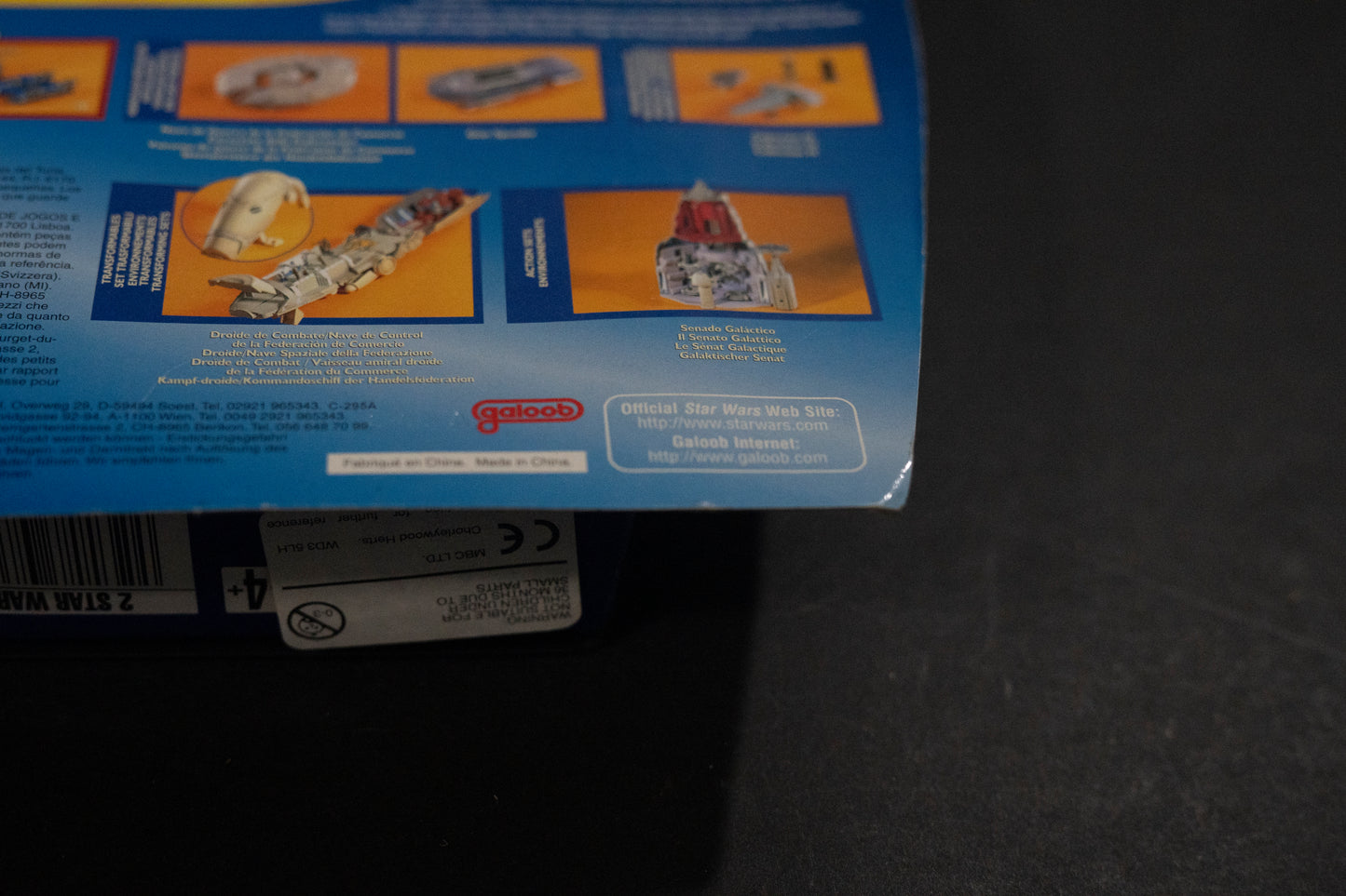 Sith Infiltrator, Star Wars, Episode 1, Micro Machines, Hasbro, Galoob, 1999, Box Sealed, Sticker