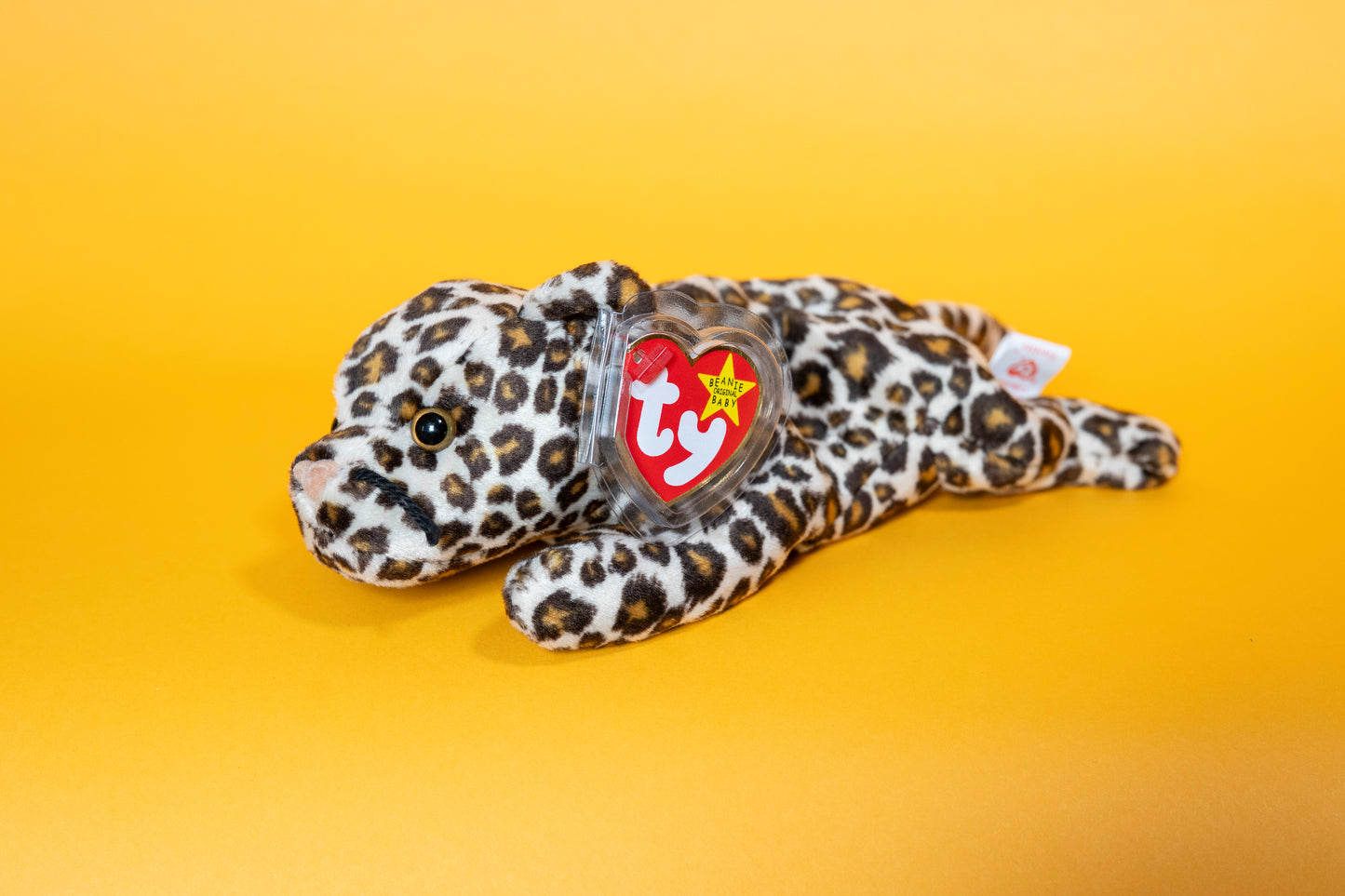 Freckles (Leopard, Cat) - TY Beanie Babies - Tag in Protector - Excellent Condition