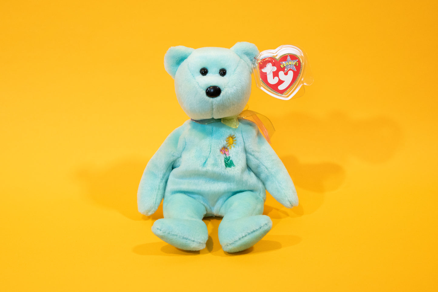Ariel (Bear) - TY Beanie Babies - Tag in Protector - Excellent Condition